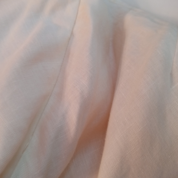 - Vintage 💯Irish linen side zip skirt with embroidered detail - Picture 7 of 8